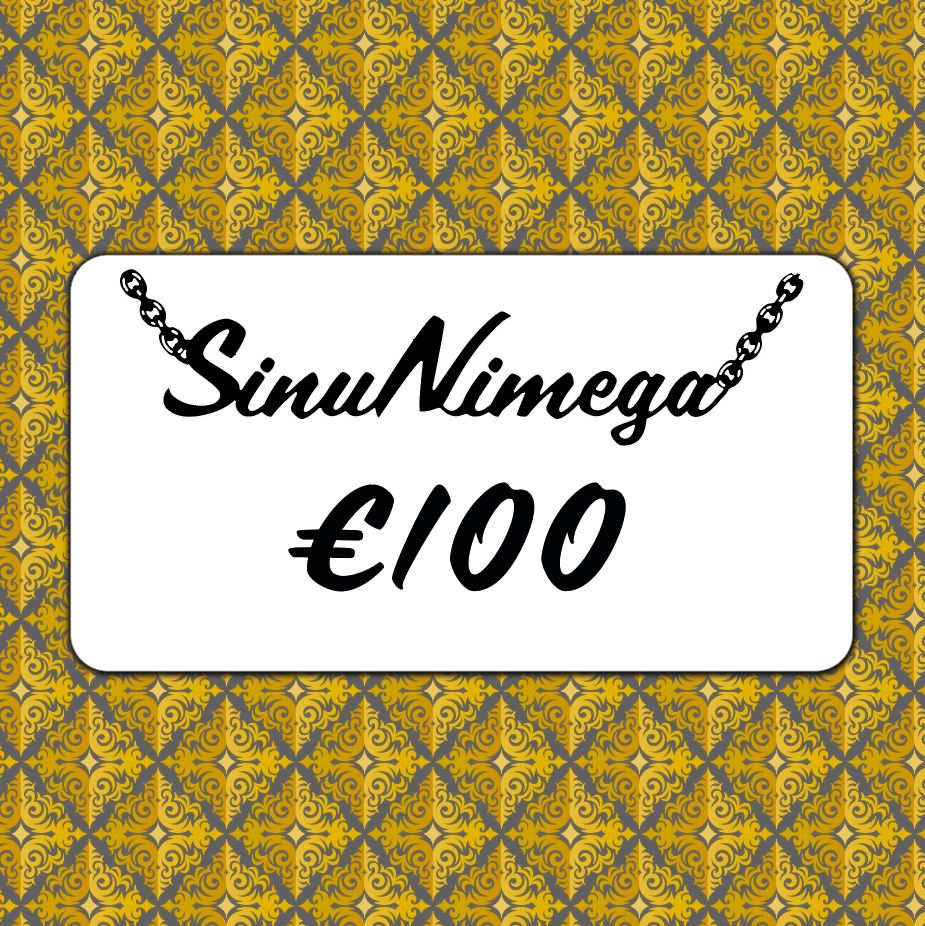 SinuNimega.ee kinkekaart