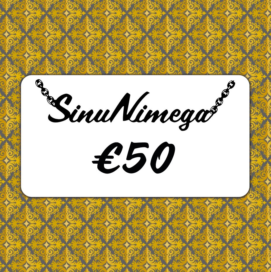 SinuNimega.ee kinkekaart