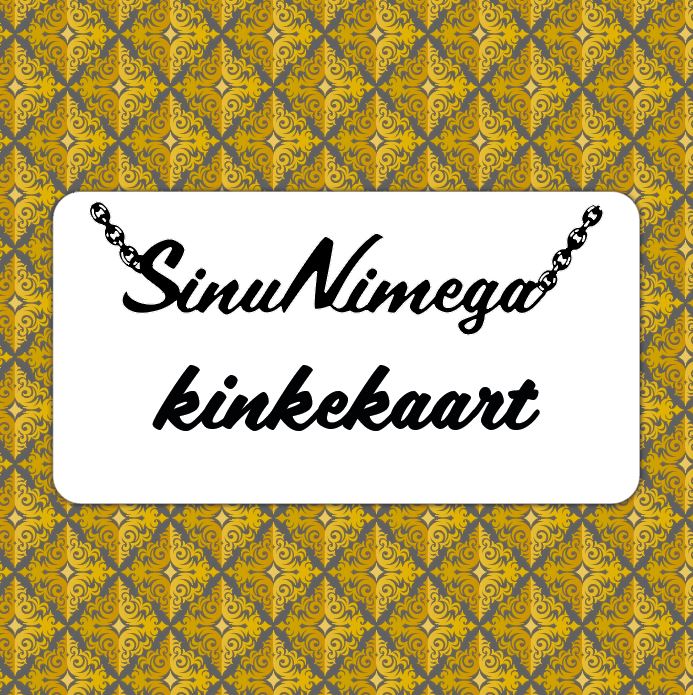 SinuNimega.ee kinkekaart